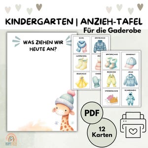 Dressoir voor kleuterscholen & KTP | 12 kaarten | Opvoeder l Kinderdagverblijf PDF |