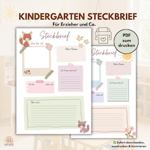 Profiel voor kleuterschoolleerkrachten/gastouders | 2 ontwerpen