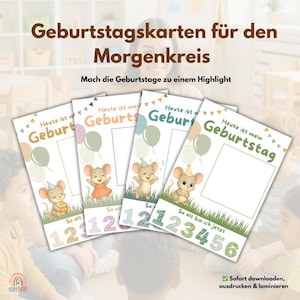 Szablon PDF Porannego Kręgu dla Przedszkola | Portfolio / Urodziny | Żłobek