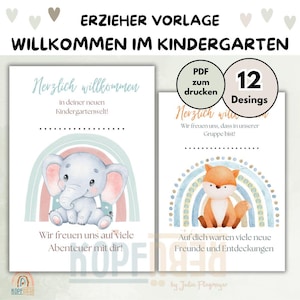 12 modelli Benvenuti all&#39;asilo | Educatore l Asilo nido PDF | tata