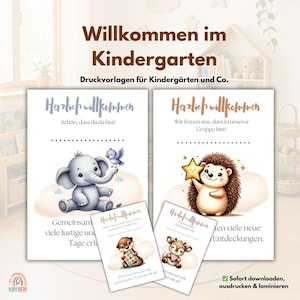 6 Modelos Bem-vindo ao Jardim de Infância | Educador | Creche PDF | Babá