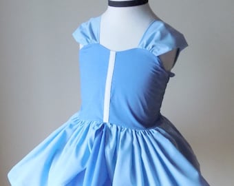 Cinderella Princess Dress, Princess Party Dress, Everyday Princess Dress, Dress Up Play,  Girl Princess Costume,  Halloween Princess Costume