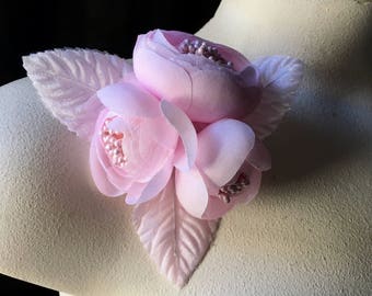 NEUE PINK Camellia für Braut, Hüte, Corsages MF