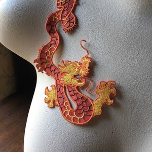 DRAGON Applique Iron On for Lyrical Costumes, Cosplay, Garments  IRON 79
