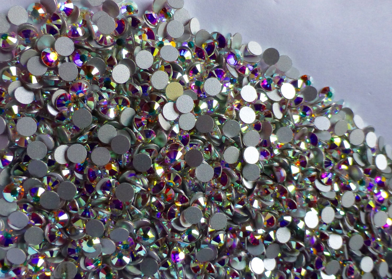 Preciosa Crystal AB Rhinestones SS16 Flatback - 46 Pieces - Etsy