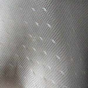 OFF WHITE Ivory Swiss Dot Point D'esprit NETTING 10 for Bridal, Veils ...