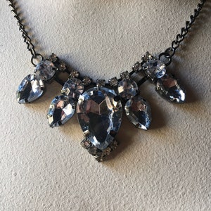 Rhinestone Necklace Embellishment for Jewelry or Costume Design, New Years Eve