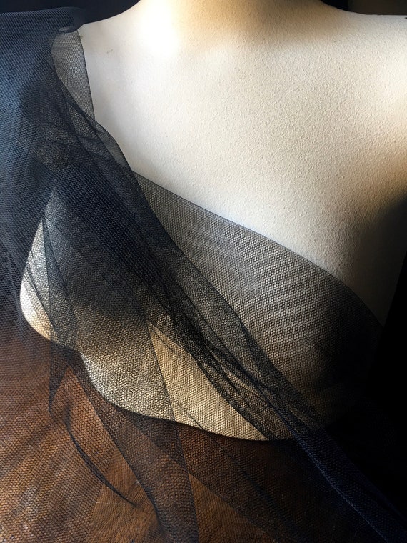 Black English Net #3 Fabric: 118 display picture 1
