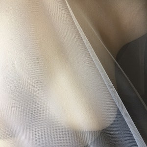 IVORY English Net #1 made in UK for 118" wide for Bridal, Capes, Veils, Flower Girls, Costumes English Net #1