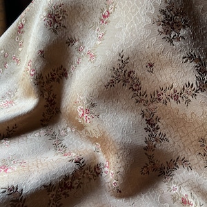 Fat Quarter GOLD #2 Brocade Fabric for 18th Century Gowns, Vests, Suits, Costumes, Journal Covers, Clutches, Pillows