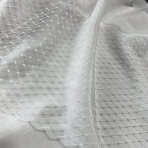 WHITE Russian Veiling 9&quot; wide for Birdcage Veils, Bridal Fascinators, Hats, Costume Design
