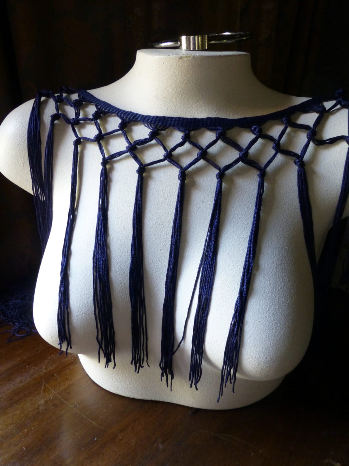 Navy Blue Fringe Trim Rayon for Bridal Costumes Garments - Etsy