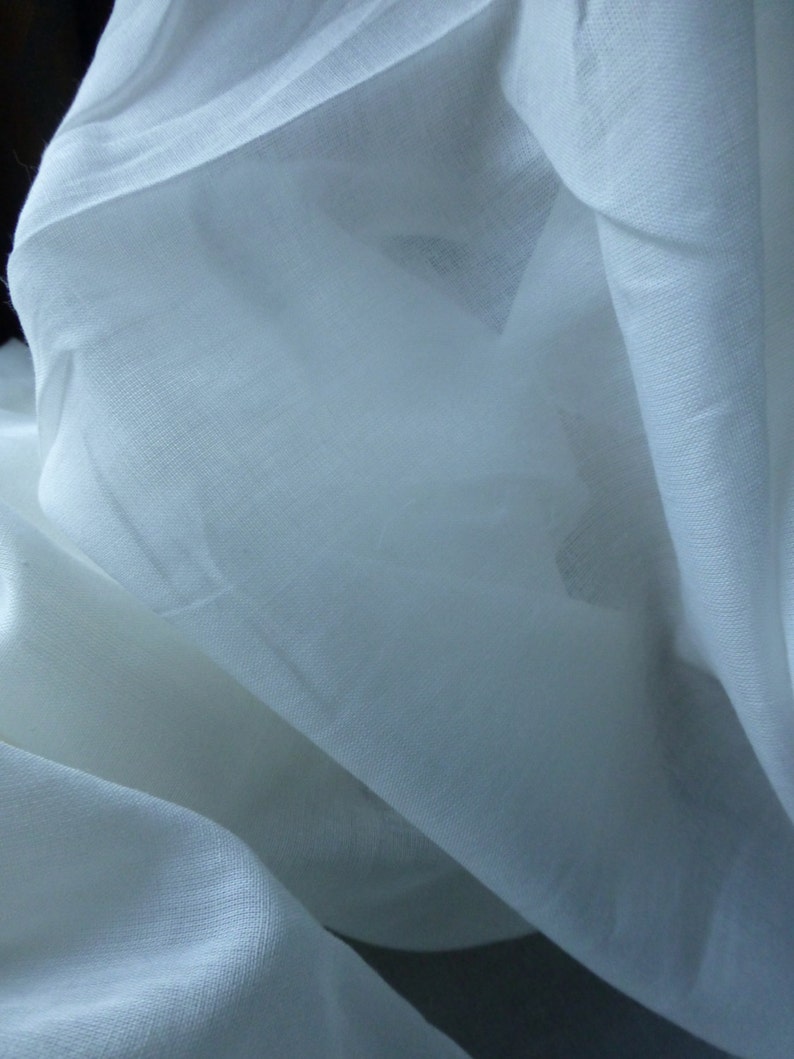 WHITE Voile Lawn Muslin Fabric by Kaufman for Masks Dresses Etsy