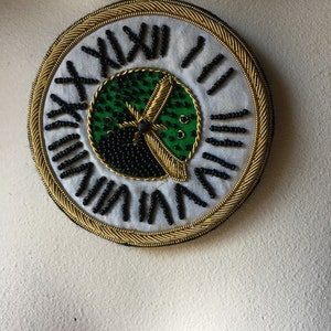 CLOCK PATCH Applique ClocK for Cosplay, Costumes, Jackets, Coats, Bags