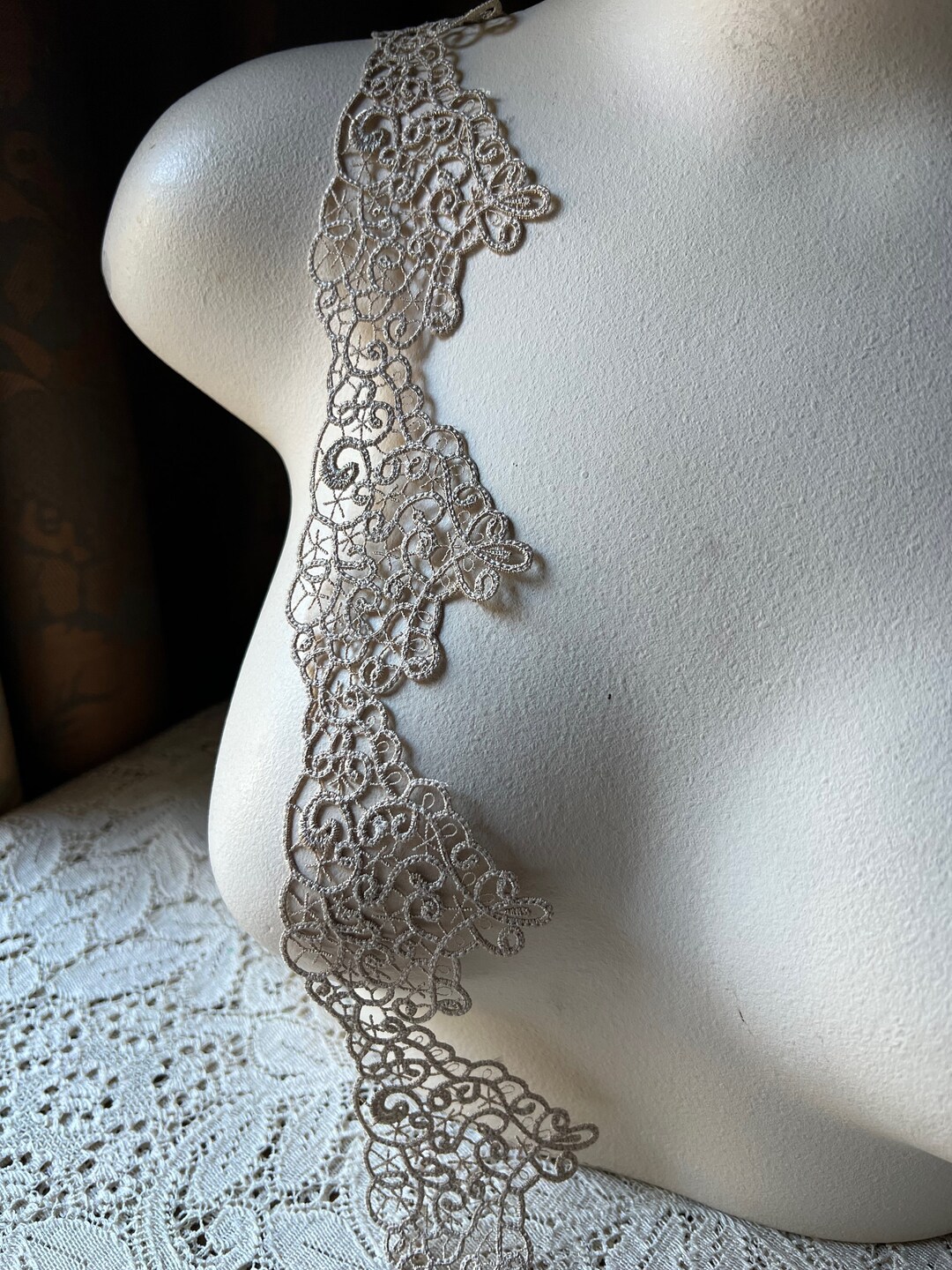 Coastal lace set - beige