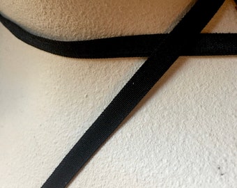Black Elastic: Soft & Stretchy, 1/4 Inch (10 Yards) EL 252