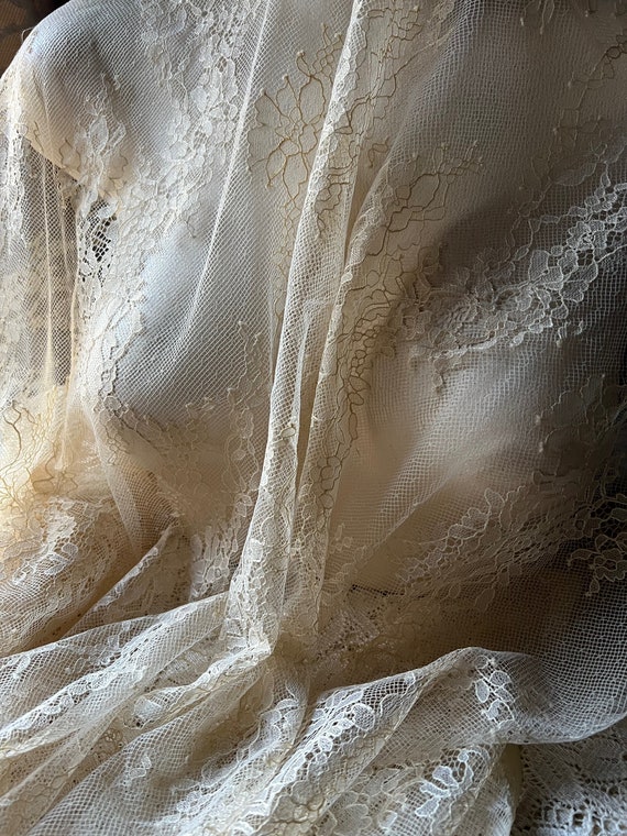 Champagne lace fabric discount
