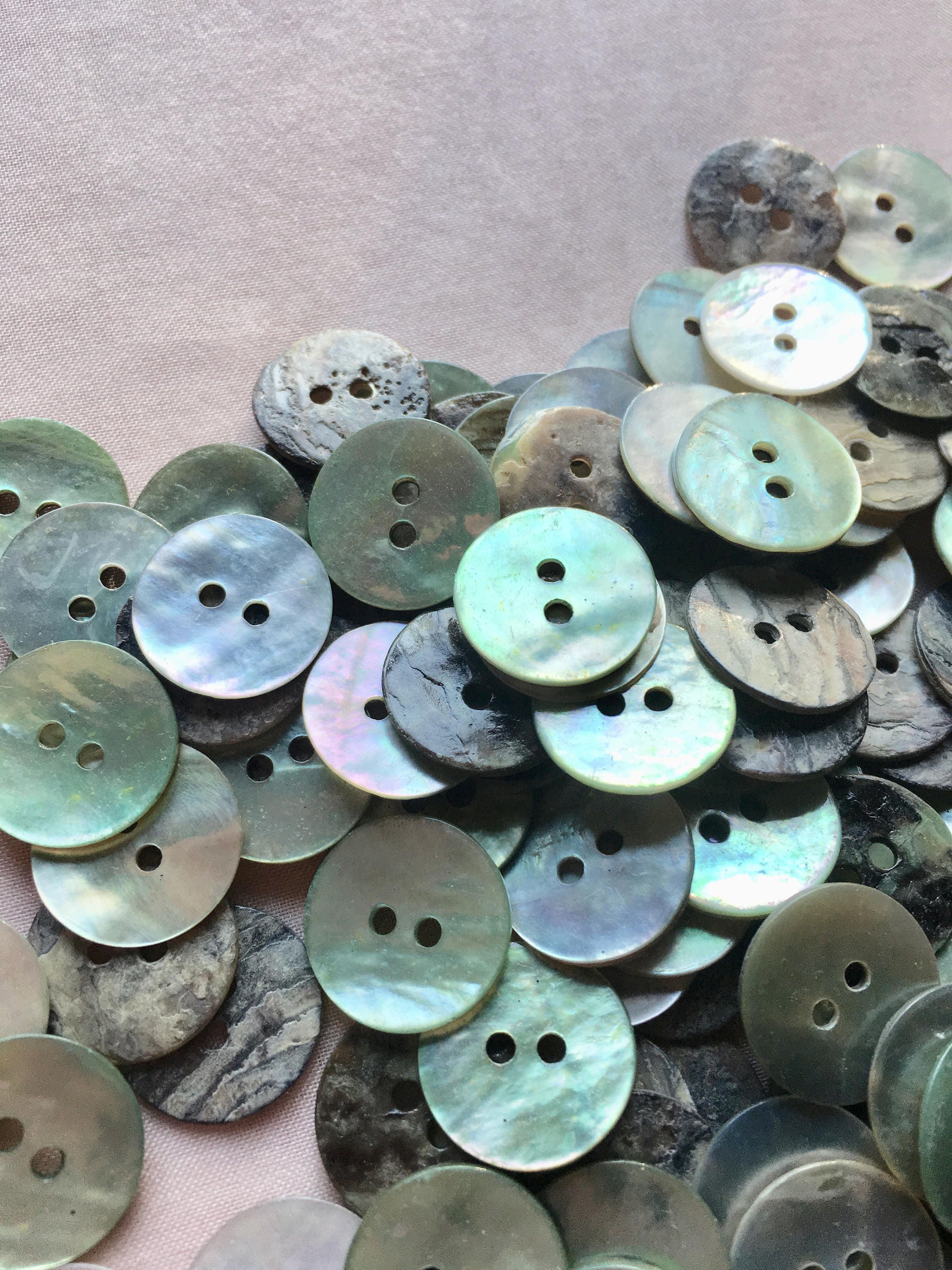 10.5/11.5MM Natural Mother Of Pearl Buttons Of Clothing High Quality Luxury  2-Hole Shell Button Of Shirt Sweater Sewing DIY