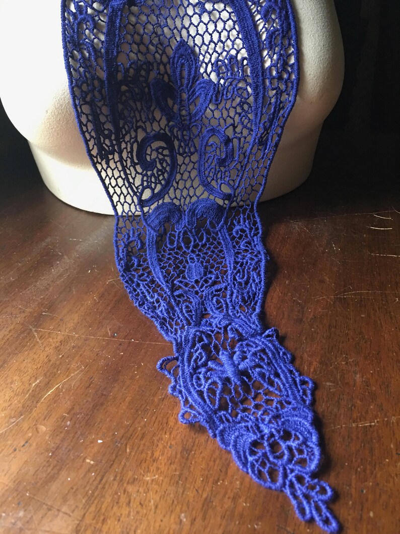 Cobalt Blue Lace Set