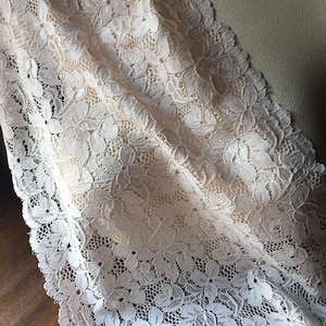 PINK BLUSH Stretch Lace Wide for Briefs, Bras, Lingerie, Camisoles, Waistbands STR 1096 pb
