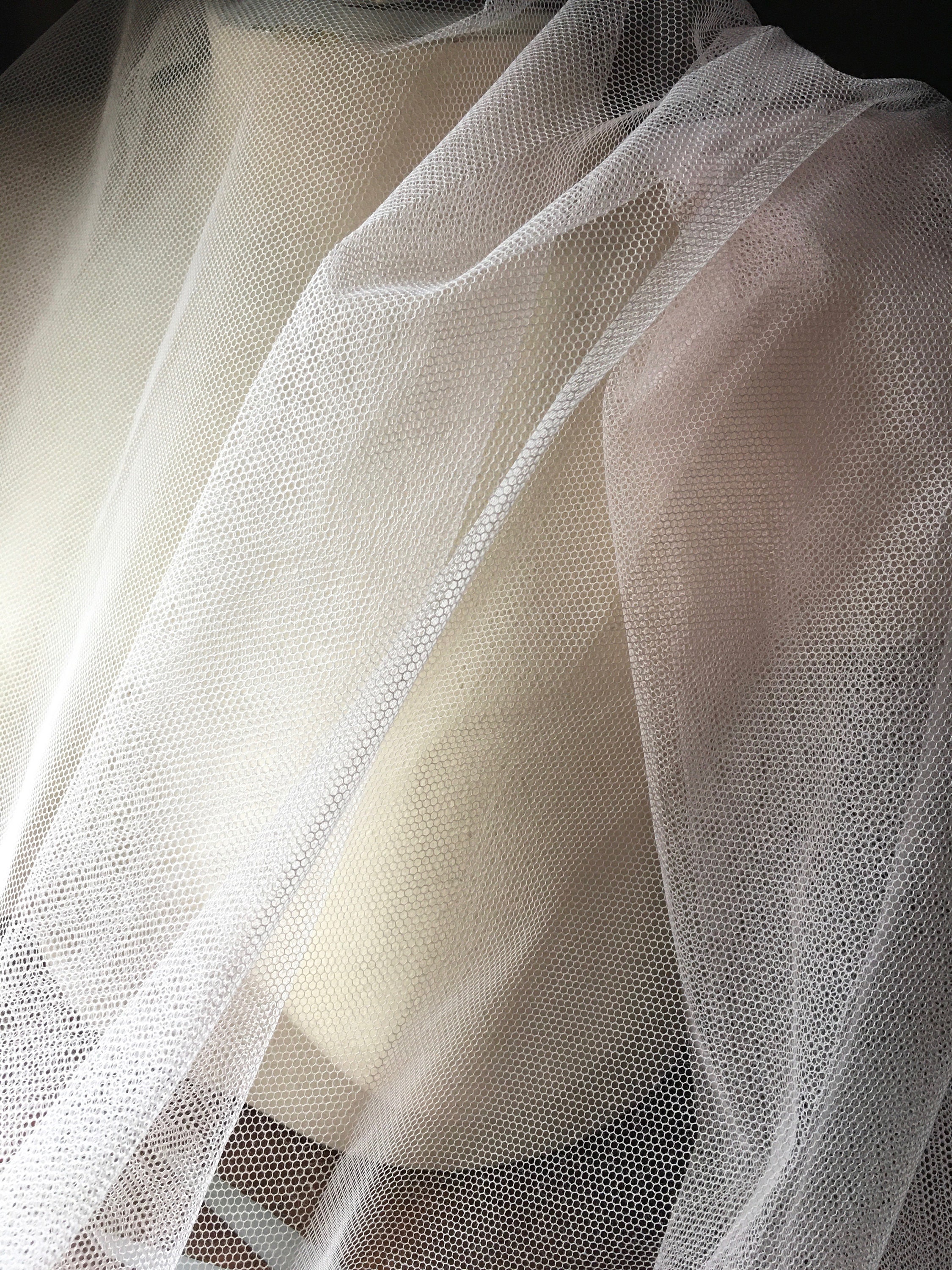 Pink Cotton Tulle Bobbinet: Bridal Veils, Lace Embroidery