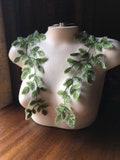 GREEN Leaves Vine Applique PAIR for Lyrical Dance, Garments, Costume Design, Cosplay PR 336