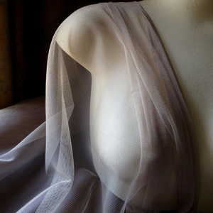 Mocha Mink SoFT Tulle English Net for Bridal, Capes, Scarves, Gowns, Veils, Birdcage Veils,  Hats