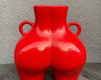 Curvy Body Ceramic Vase: Modern Feminine Decor (26x24cm)