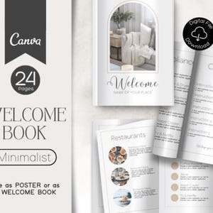 AirBnB Welcome Book Editable Template