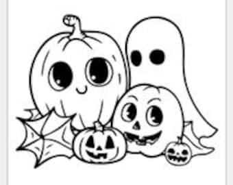 Halloween Coloring Pages for Kids and Adults