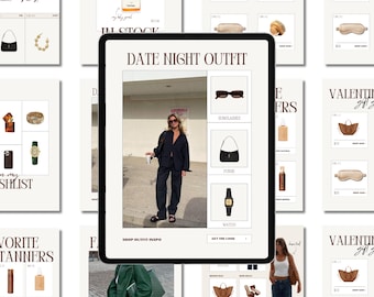 20 Editable Canva LTK Template, Instagram Template, Pinterest Pin ...