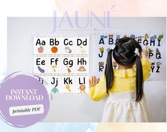 Tableau Mural éducatif 41x55.5 Cm Tableau Alphabet Parlant Interactif Pour Enfants - 41 X 55,5 Cm - Sons, Musique - Apprentissage Précoce - Mural