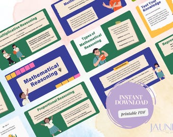 Mathematical Reasoning Worksheets for Kids - Printable PDF