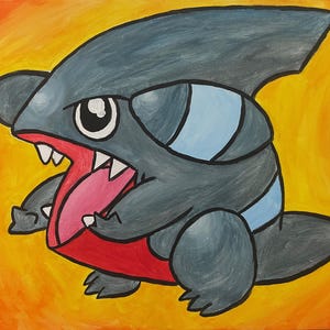 COMMISSION a custom acrylic painting of your favorite anime/cartoon characters and critters, Pokemon, pet portraits, cute animals and more!