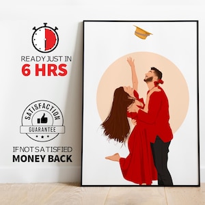 couple portrait, gift for couple, faceless portrait, engagement drawing, boyfriend portrait, family portrait, custom gift, Faceless Gift