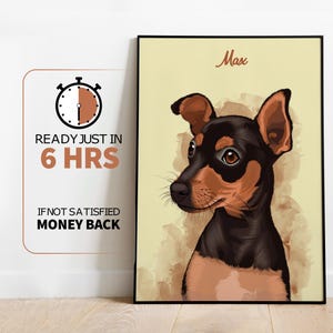 Pet Portrait, Pet Vector, Picture To Vector, Pet Portrait Digital, Pet Drawing, Vector Pet From Photo, Vector Dog Portrait, Cartoon Pet