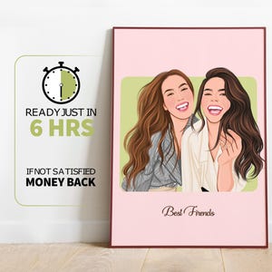 Minimal Faceless Portrait, custom illustration, personalised photo, photo illustration, personalised portrait, boyfriend gift, friend gift