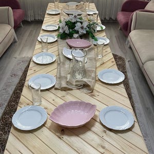 wooden table, picnic table, handmade table,boho table