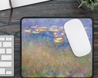 Mousepad,Desk Mat,Water Lilies,The Water Lily Pond,Monet Lilies,Claude Monet,The Metropolitan Museum of Art,The Met