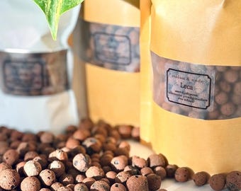 LECA Clay Pebbles, Soil Alternative, Soilless Potting Medium | Pre-rinsed, Boiled and Ready-to-Use for Hydroponics or Semi-hydro Houseplants