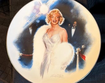 Marilyn Monroe Opening Night Plate 1993 Delphi COA Limited Edition 4672A