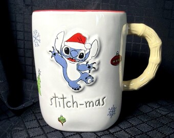 RAE Dunn Disney Stitch - STITCH-MAS Christmas Mug