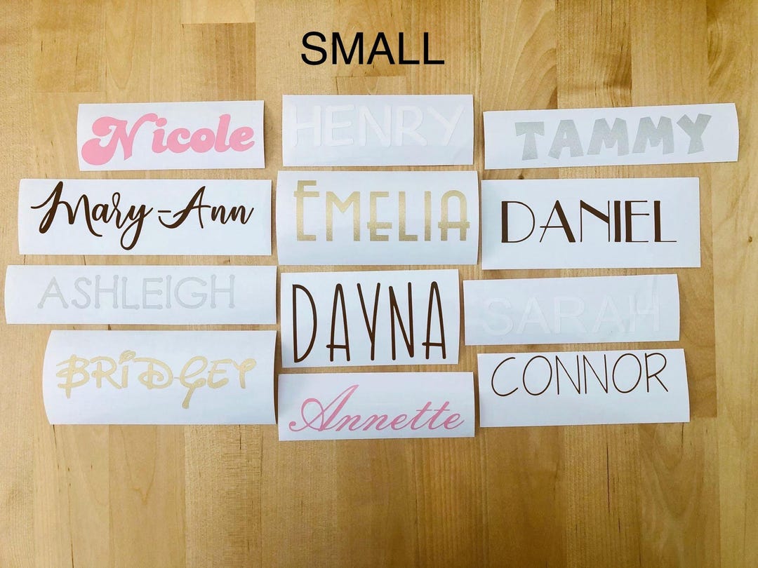 Making Small Decals Small Custom DIY Decals | Custom Decals | Personalised Stickers | Gift ...