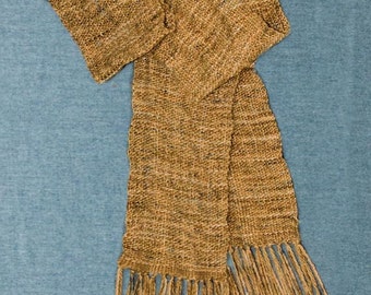 Scarf Men's Or Women's, Handwoven.