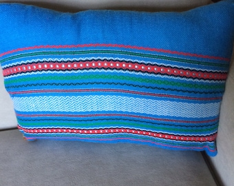 Pillow, Striped, Handwoven