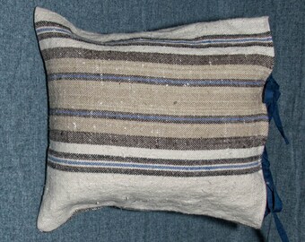 Pillow. Striped, Handwoven