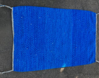 Handwoven Blue Rug