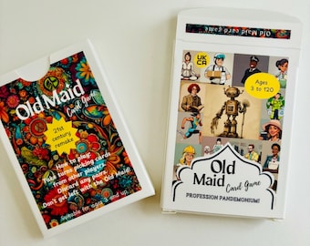 Juego de cartas Old Maid: Remake del siglo XXI, diversión para toda la familia