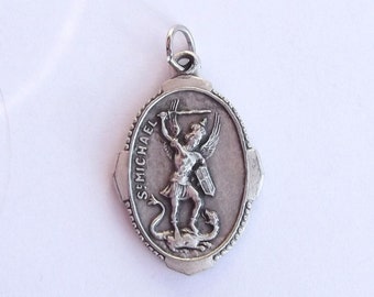 Archangels Saint Michael and Saint Raphael Necklace