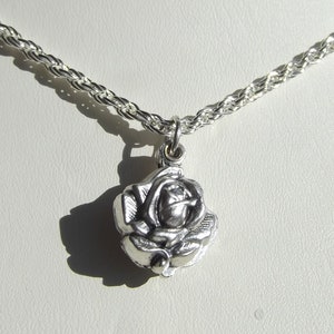St. Benedict of Nursia Anniversary Medal Rose Slide Necklace